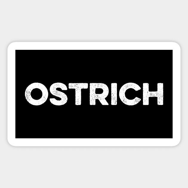 Ostrich Sticker by Eyes4